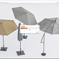 Outdoor Umbrella With Various Colors And Different Stand Designs For Patio