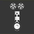High Performance Automotive Engine Components Crankshaft Connecting Rods And Pistons