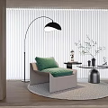 Modern single sofa 3d model