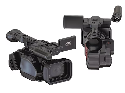 4K Digital Camcorders With Professional Video Recording And Filming Features 3d model