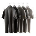 Modern Clothes Hanger Clothing Clothing T-shirt 3d model