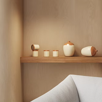 Quiet Pottery Pot Ornaments 3d model