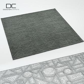 Square carpet 3d model