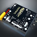 integrated circuit board circuit board integrated circuit integrated circuit integrated block electronic board electronic component electronic part chip 3d model