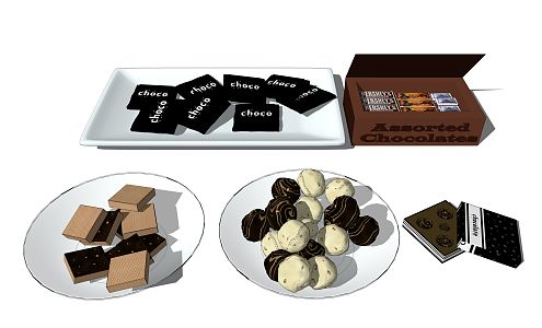 Modern Chocolate 3d model