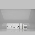 Industrial Electrical Control Panels with Digital Displays and Control Buttons