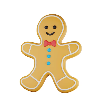 Modern Gingerbread Christmas Food Christmas Decorations Cartoon Christmas Food Cartoon Gingerbread 3d model