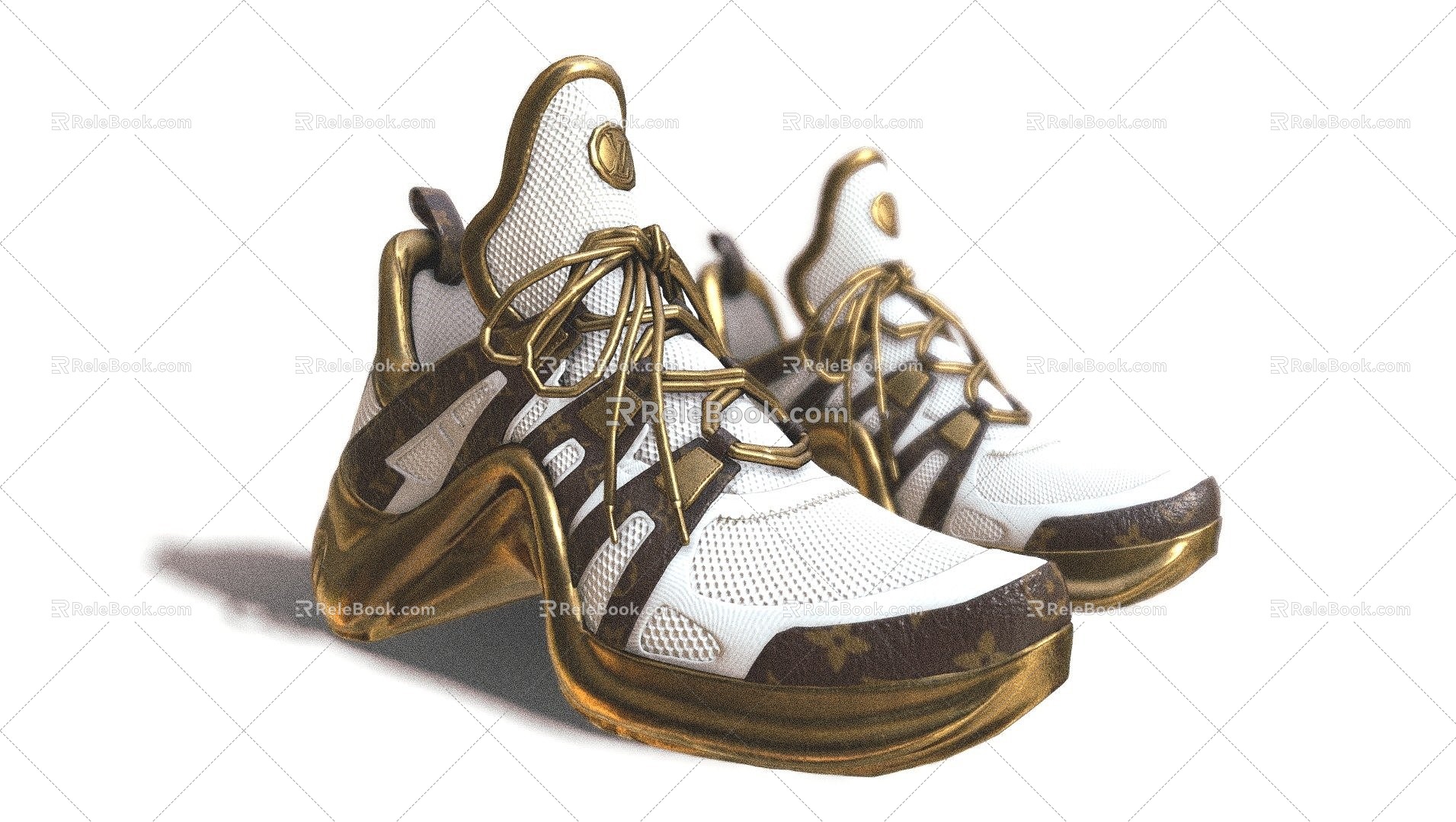 Modern sneaker 3d model