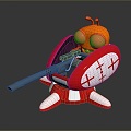 laser tower turret turntable sci-fi tower defense game tower defense sci-fi turret game turret game turret 3d model