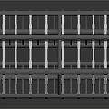Modular Metal Framework Equipment With Geometric Interconnected Bars And Structural Design