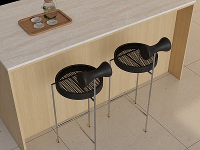 Bar Chair Bar Stool Bar Chair Combination model