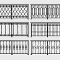 Various Decorative Metal Fence Designs With Intricate Patterns And Ornate Details