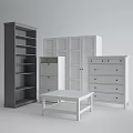 Modern White Chest of Drawers With Simple Design And Home Storage Functionality
