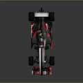 McLaren Black Red Race Car With Streamlined Aerodynamic Design And Sporty Look