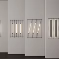 Modern lamp combination Cai Liechao's minimalist creative Mazar chandelier wall lamp decorative lamp 3d model