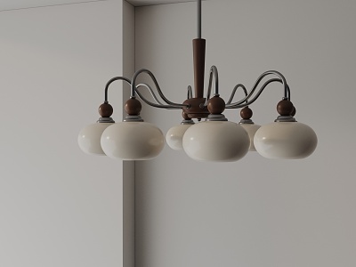 Modern chandelier 3d model