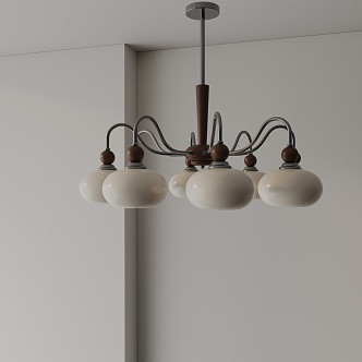 Modern chandelier 3d model