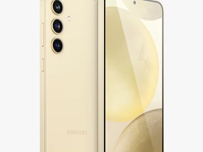 Samsung Gold Smartphone With Triple Camera Sleek Body And Elegant Screen Design 3d model