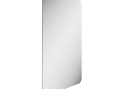 Contemporary Rectangular Wall Mirror Featuring Smooth Surface And Modern Design For Home Interior 3d model
