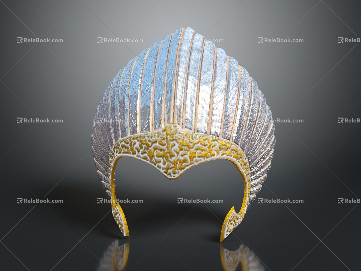 Modern Crown Angel's Crown Hair Crown Hair Card 3d model