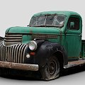 Classic Pickup Truck 3d model