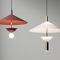 Modern chandelier 3d model