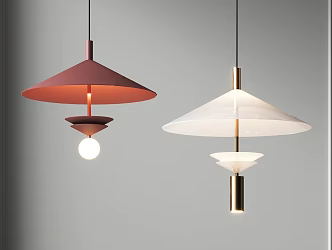 Modern chandelier 3d model