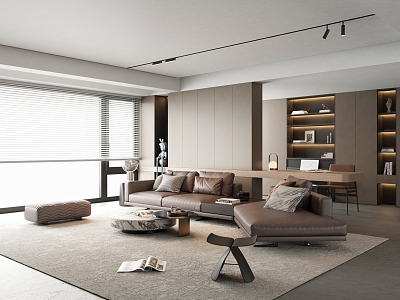 Italian Light Luxury Living Room model