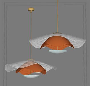 Light Luxury Chandelier 3d model