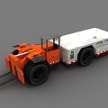 coal mine forklift 3d model