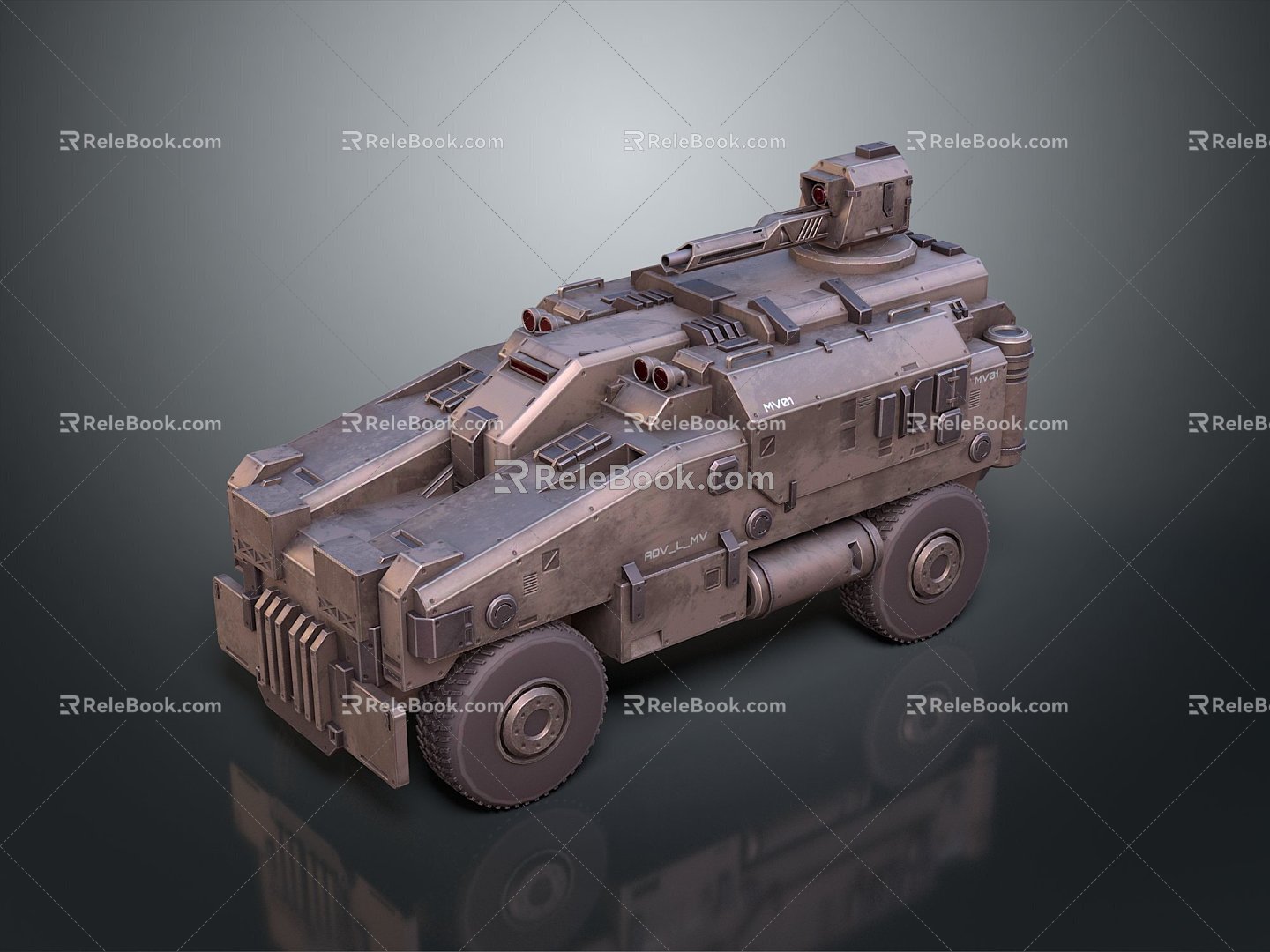 Bulletproof Car Armed Jeep Armed Car Armed Bulletproof Car Military Jeep Off-road Jeep Humvee 3d model