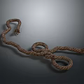 High Quality Braided Household Rope Strong Durable For Multi Purpose Daily Use 3d model