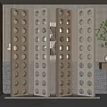 Silent partition screen partition 3d model