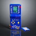Modern game machine brick game Tetris electronic chicken palm game machine 3d model