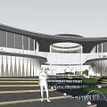 enscape rendering of sales office demonstration area 3d model