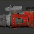 Modern Spaceship Spacecraft 3d model
