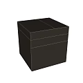Modern Gold Mesh Textured Bedside Table With Single Drawer And Sleek Structure 3d model