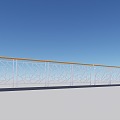 Modern Railing 3d model