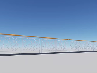 Modern Railing 3d model