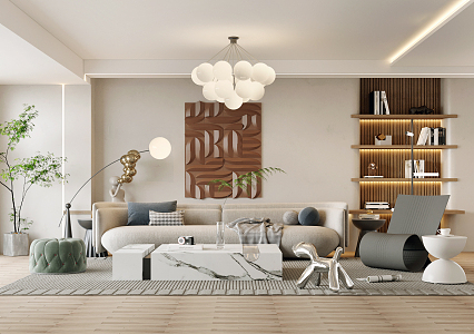 The Silent Living Room 3d model