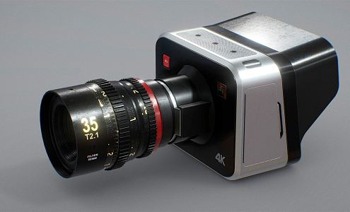 Modern Camera Movie Camera 3d model