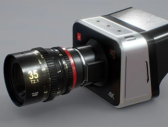 Modern Camera Movie Camera 3d model