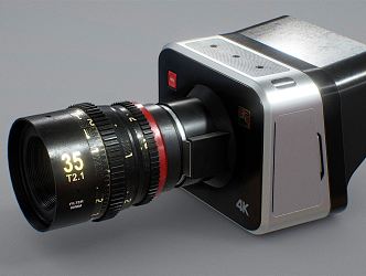 Modern Camera Movie Camera 3d model