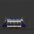 Vintage Nestles Milk Tram Model With Overhead Wires And Track