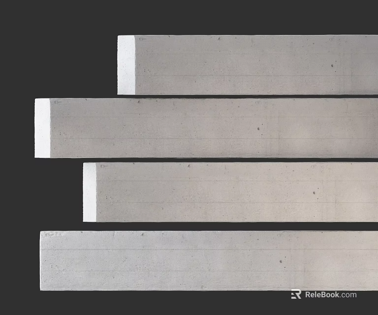 Modern Shower Sauna Interior with Grey Rectangular Tiles Arranged Neatly in Bathroom Design 3d model