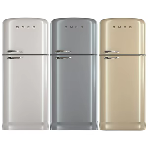 Modern refrigerator small refrigerator 3d model