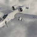 Twin Engine Fighter Jet Flying with Shark Mouth Paint and Wing Insignia in Cloudy Sky