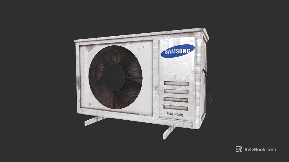 Samsung Air Conditioner Fan Outdoor Unit With Efficient Cooling Ventilation System 3d model 