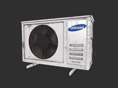 Samsung Air Conditioner Fan Outdoor Unit With Efficient Cooling Ventilation System 3d model
