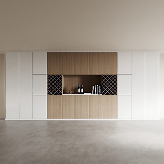 Sideboard Cabinet Wine Cabinet Integrated 3d model